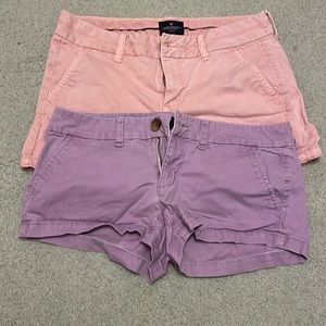 Set of 2 American eagle stretch shorts